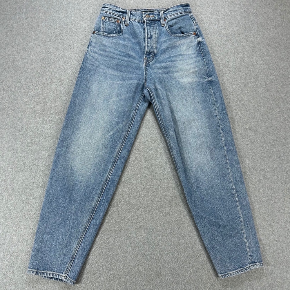 Lucky Brand Jeans High Rise 80s Curve Womens 26 Blue Denim Mom Retro Style